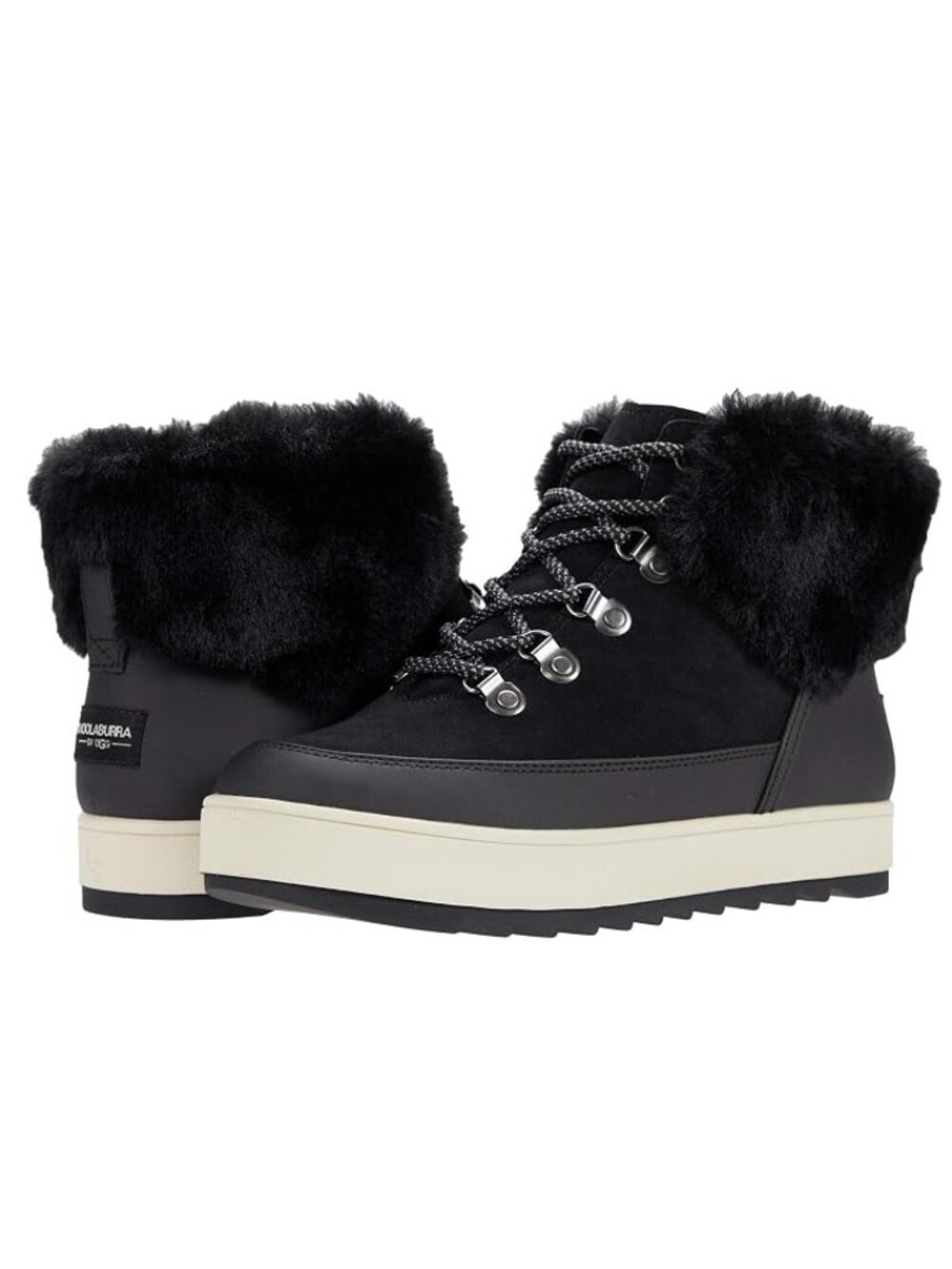 New Koolaburra by UGG Tynlee Lace-Up, Black, 9 M